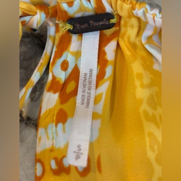 FREE PEOPLE BELLINI PATCHWORK TANK TOP! color Sunshine Combo 
size small - Picture 9 of 10